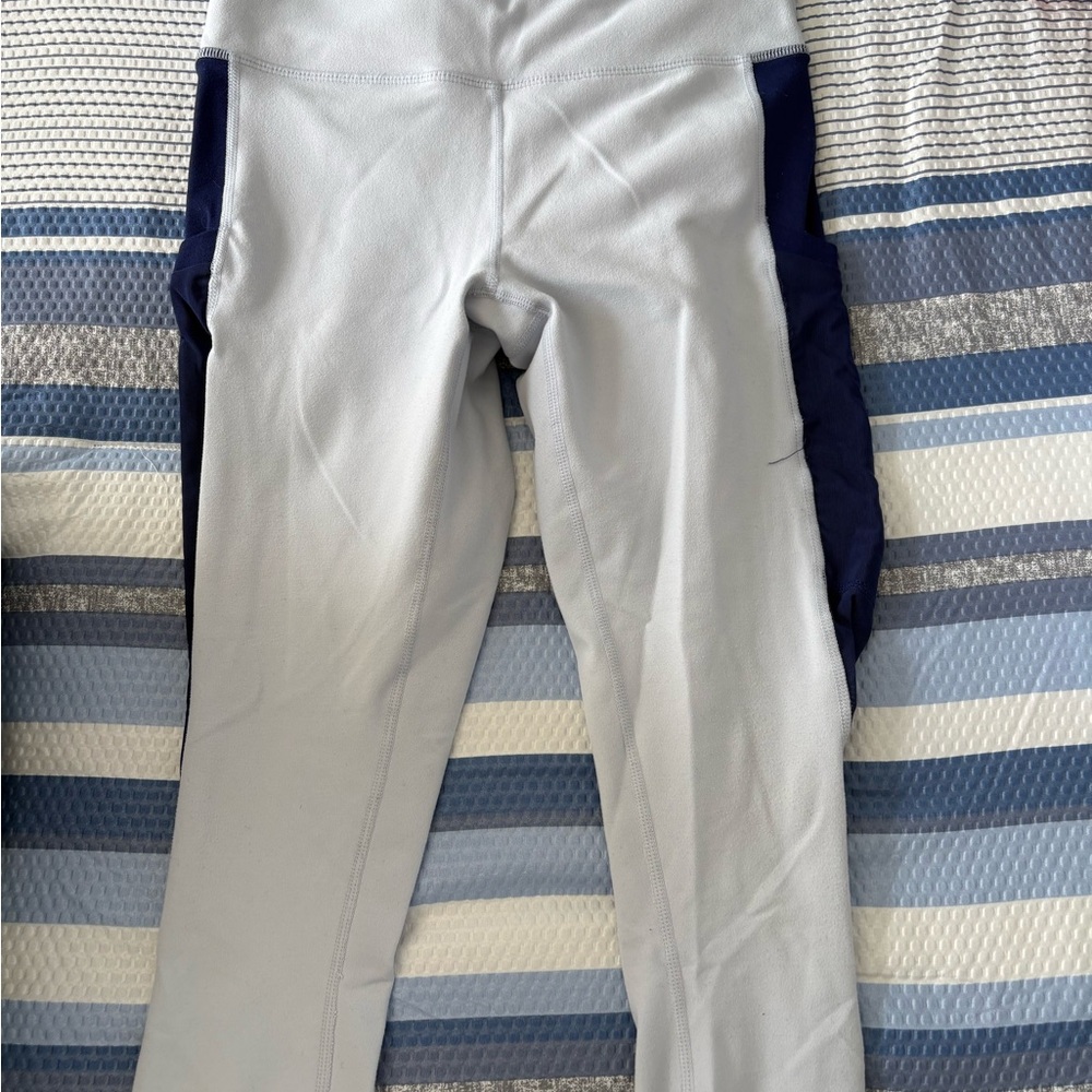 Fabletics Women’s White and Navy Leggings